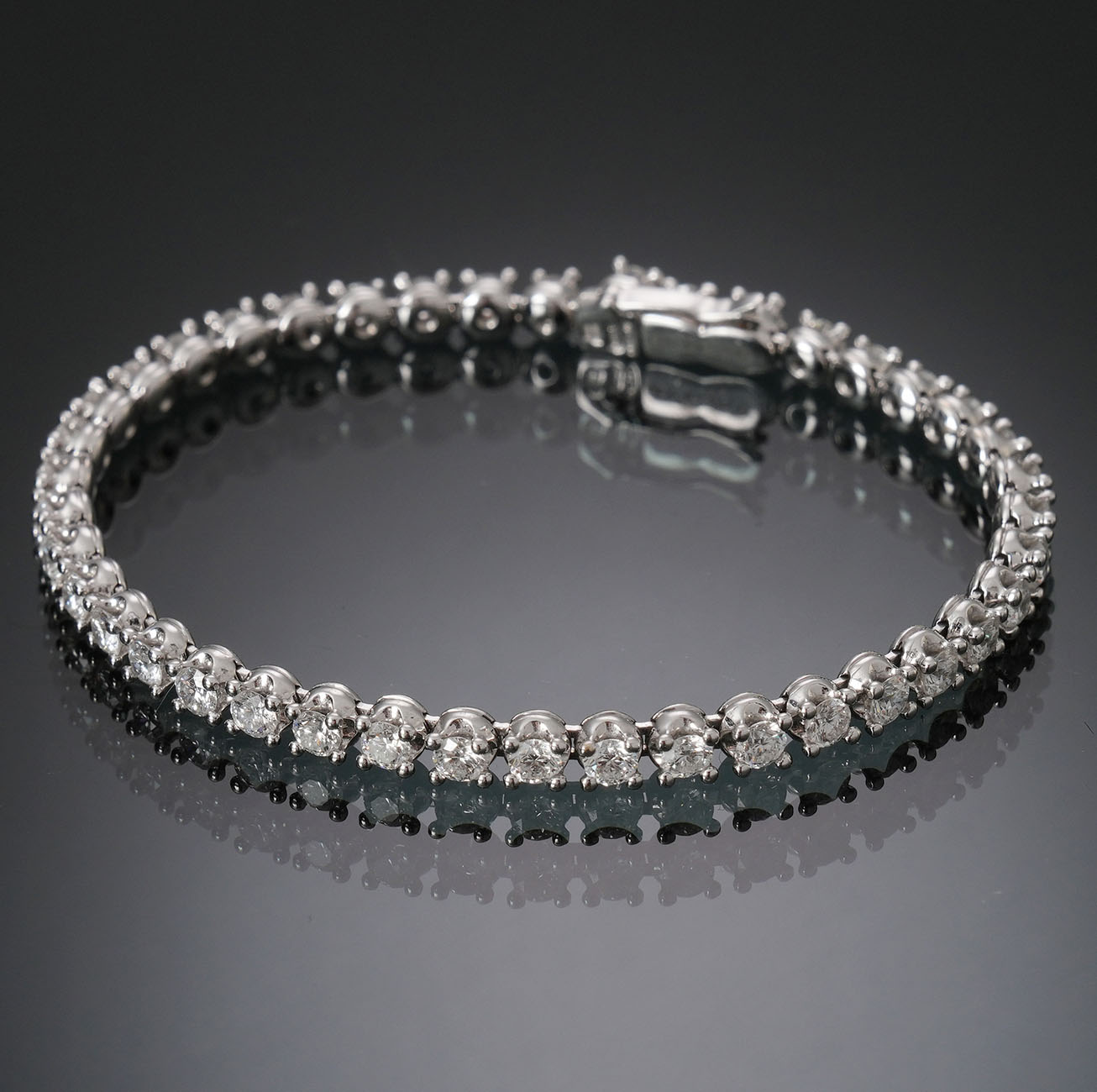 BVLGARI(USED)불가리 330369 라운드 다이아 파베 테니스 팔찌