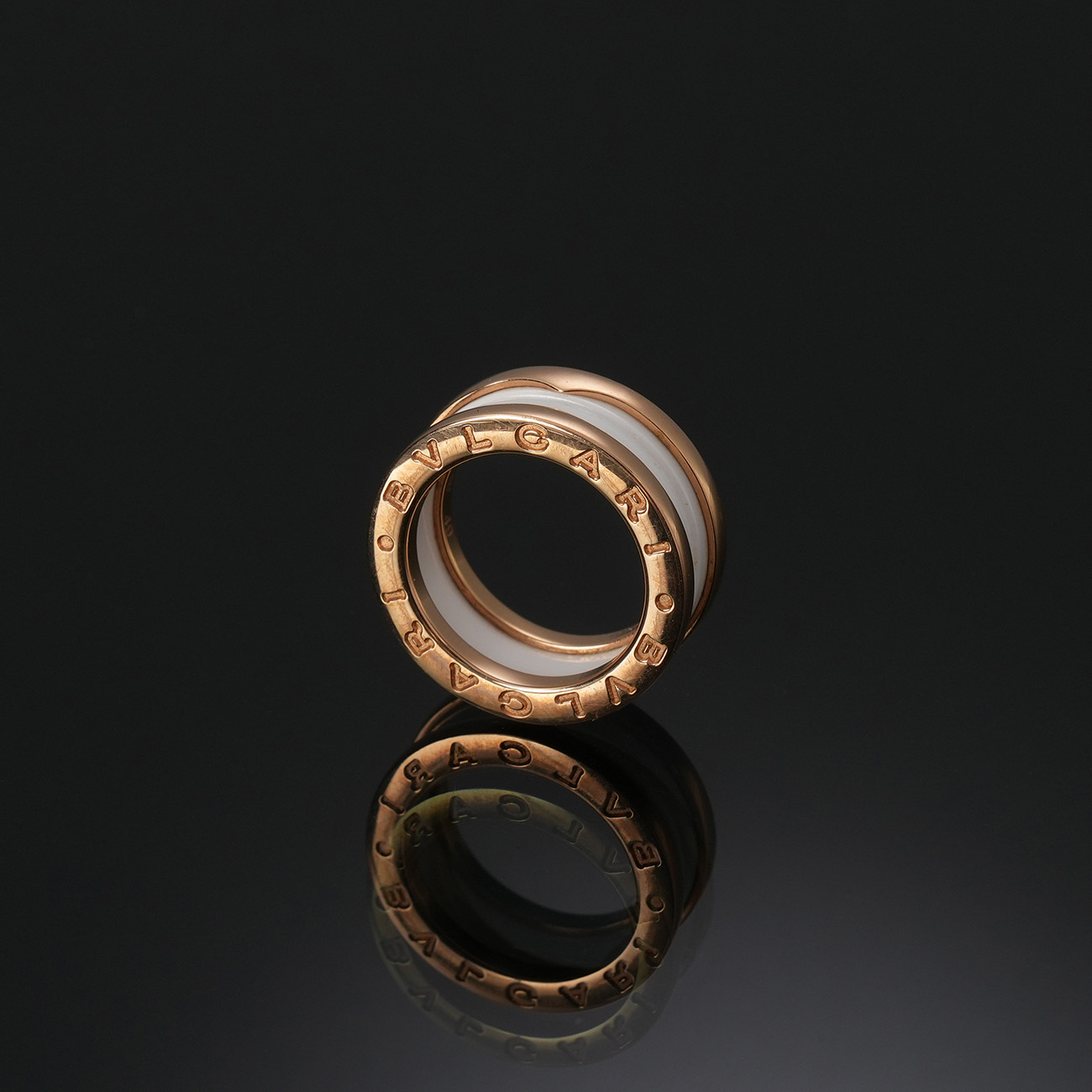 BVLGARI(USED)불가리 비제로원 2밴드 링 #49