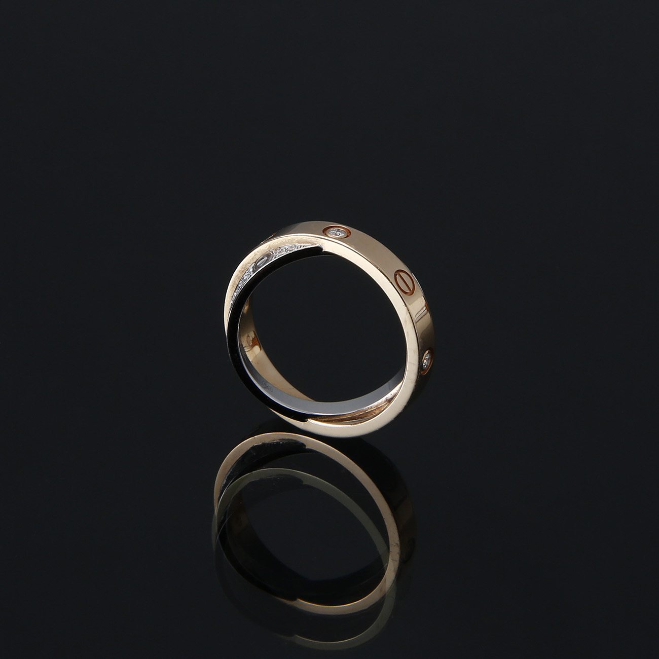 CARTIER(USED)까르띠에 다이아 파베 러브링 #51