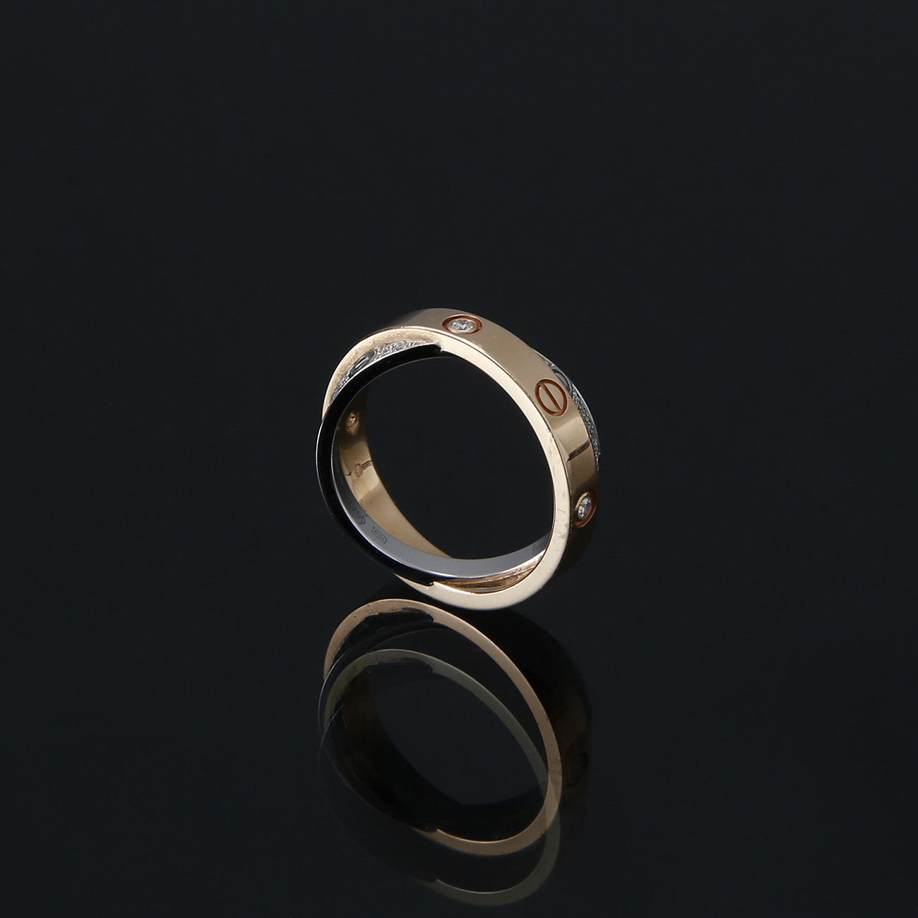 CARTIER(USED)까르띠에 다이아 파베 러브링 #51