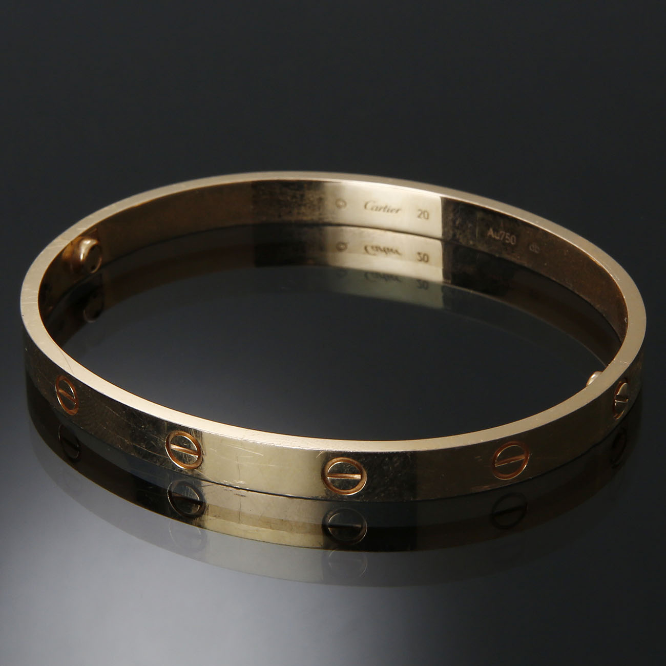 CARTIER(USED)까르띠에 러브 브레이슬릿 #20