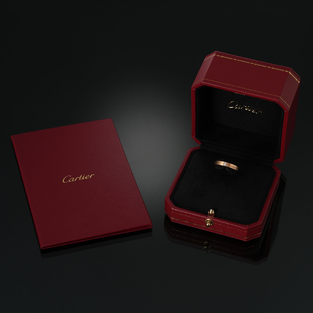 CARTIER(USED)까르띠에 C 드 까르띠에 웨딩밴드 #52