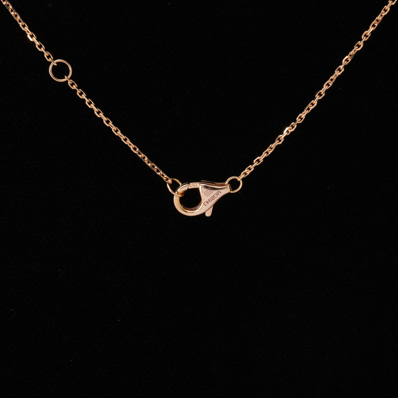 CARTIER(USED)까르띠에 트리니티 1P 다이아 네크리스