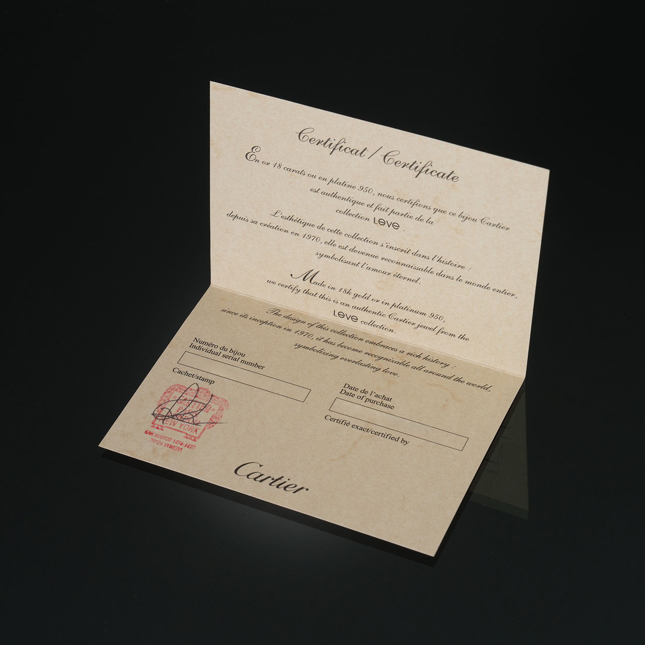 CARTIER(USED)까르띠에 러브링 #54