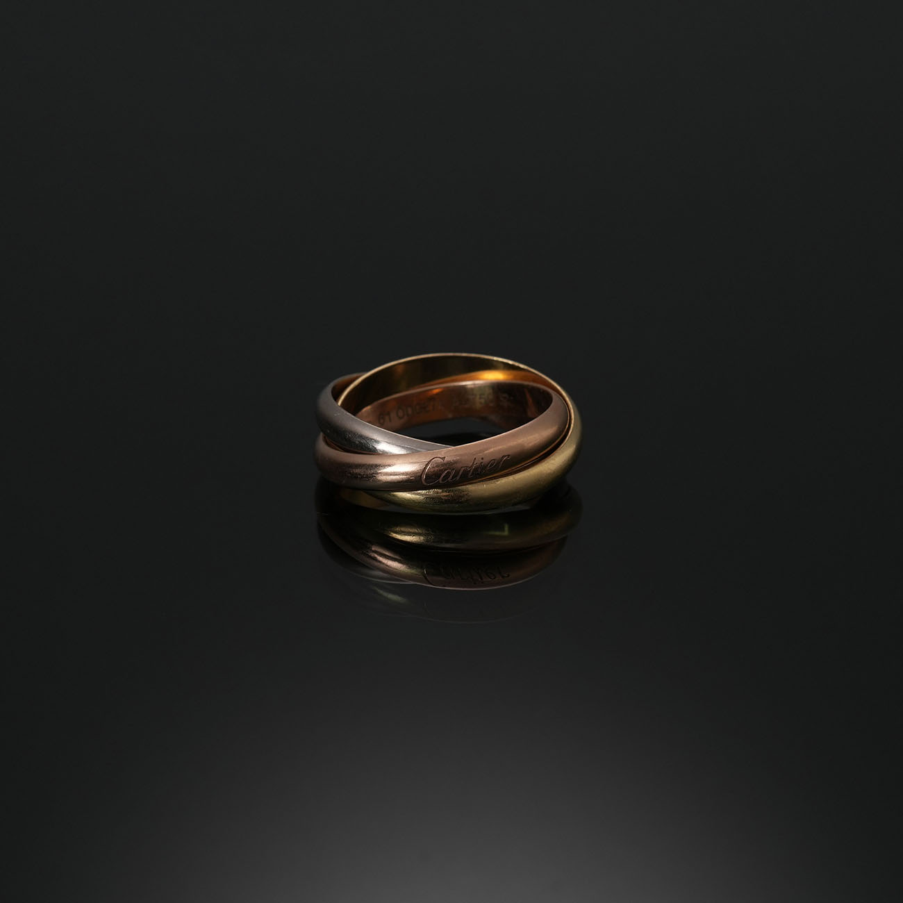 CARTIER(USED)까르띠에 트리니티 링 #61