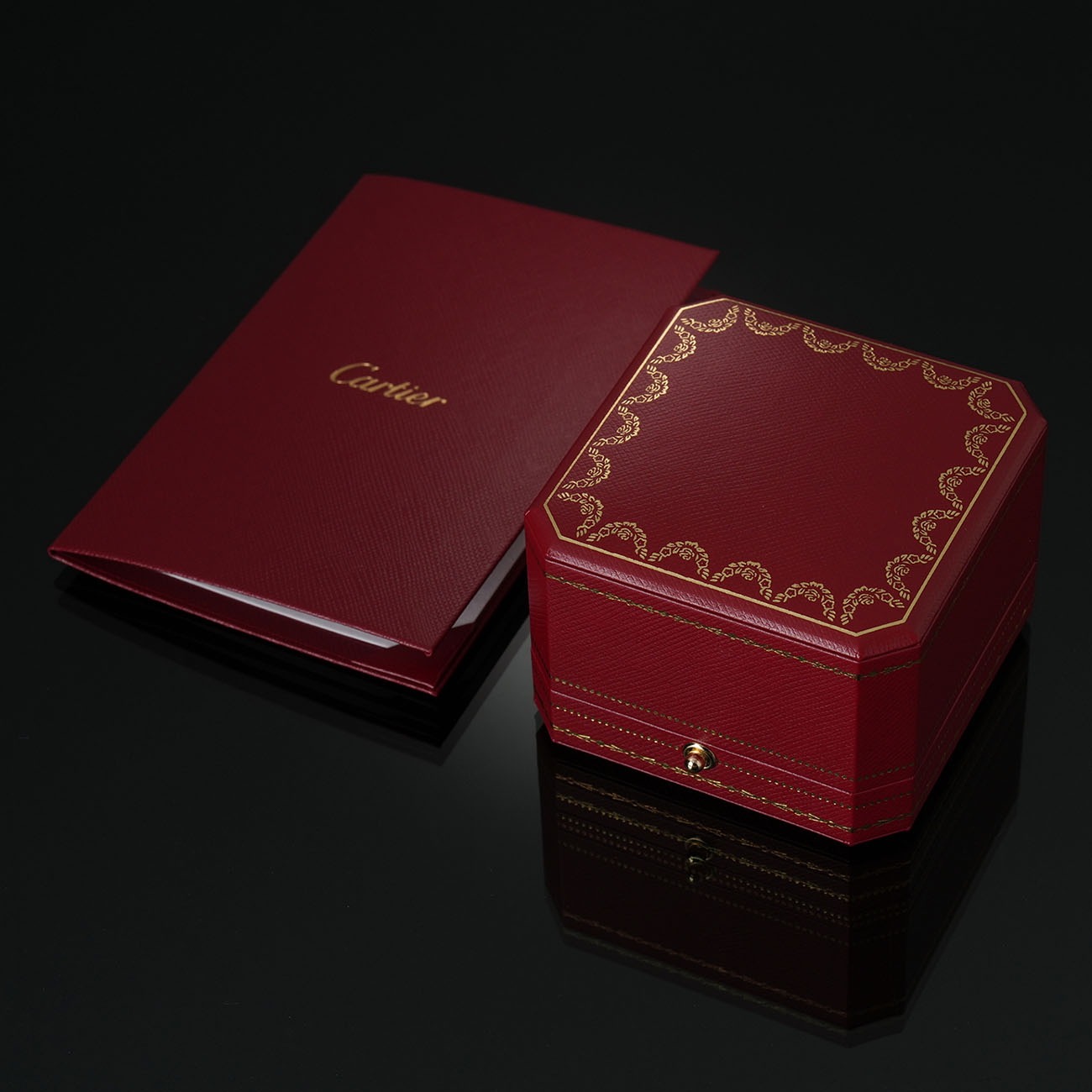 CARTIER(USED)까르띠에 다이아 마이용 팬더 웨딩밴드 #52