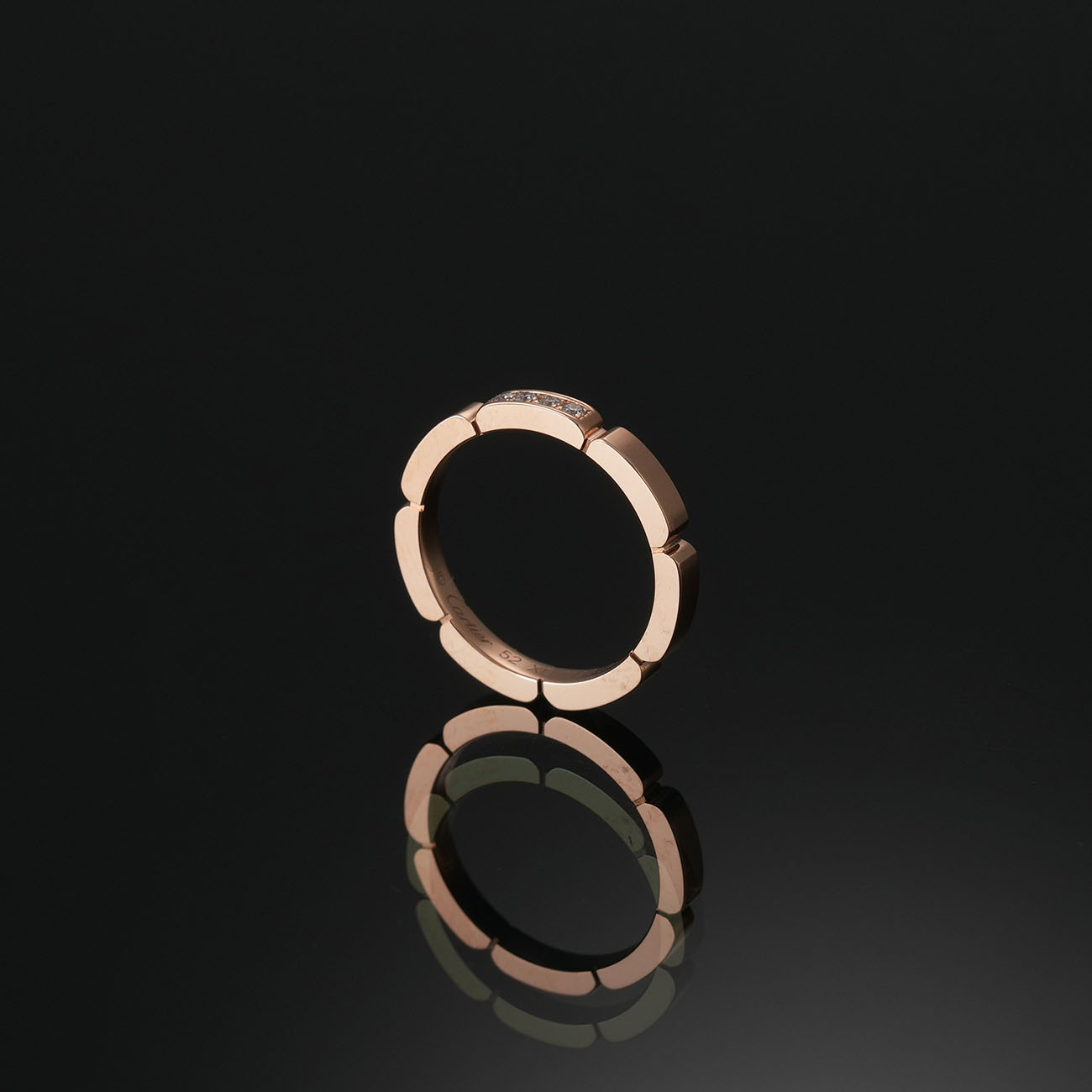 CARTIER(USED)까르띠에 다이아 마이용 팬더 웨딩밴드 #52
