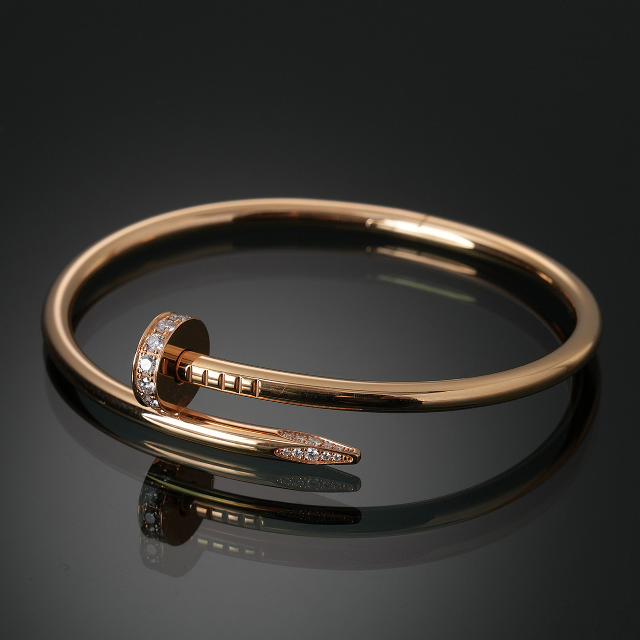 CARTIER(USED)까르띠에 저스트 앵 끌루 다이아 브레이슬릿 #17