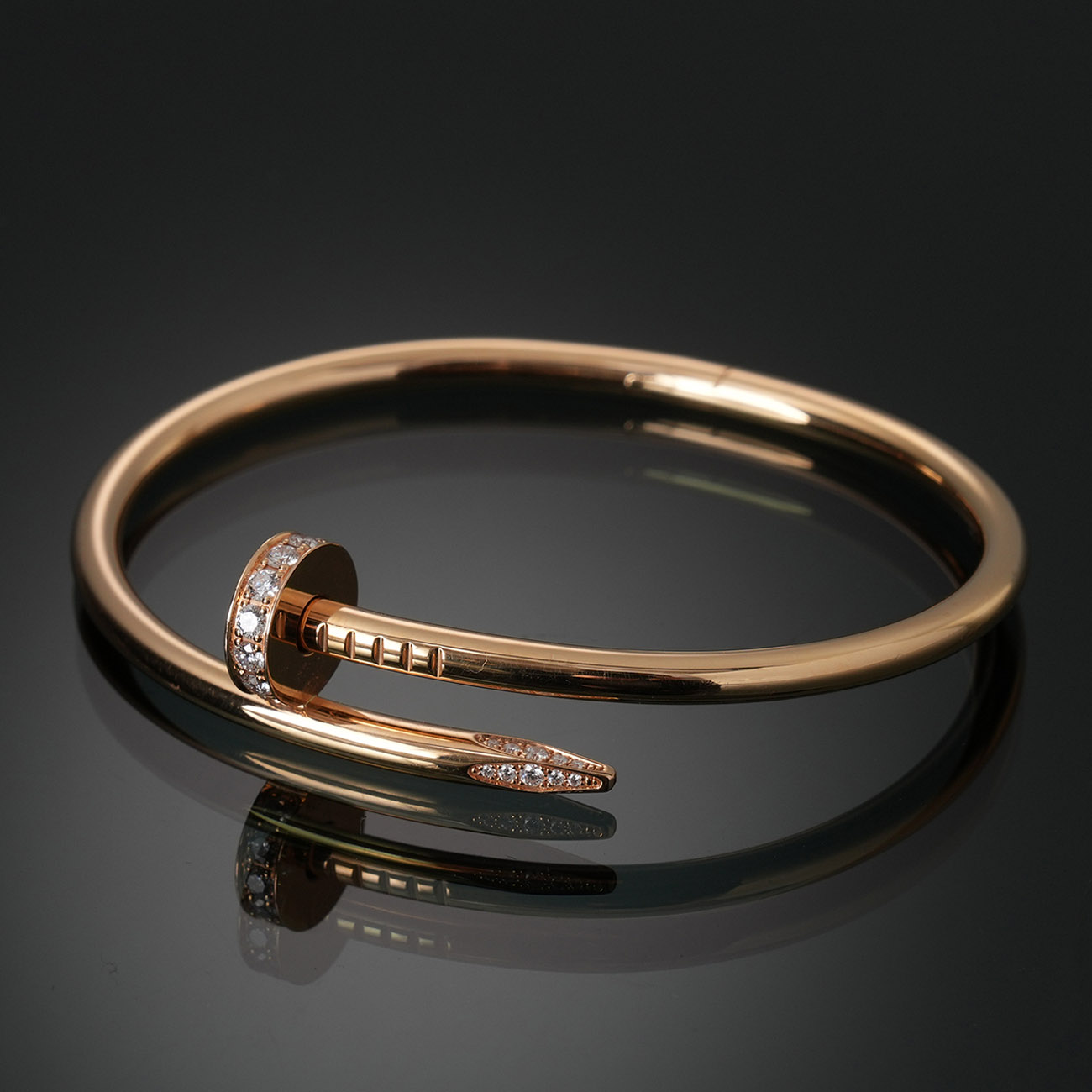 CARTIER(USED)까르띠에 저스트 앵 끌루 다이아 브레이슬릿 #17