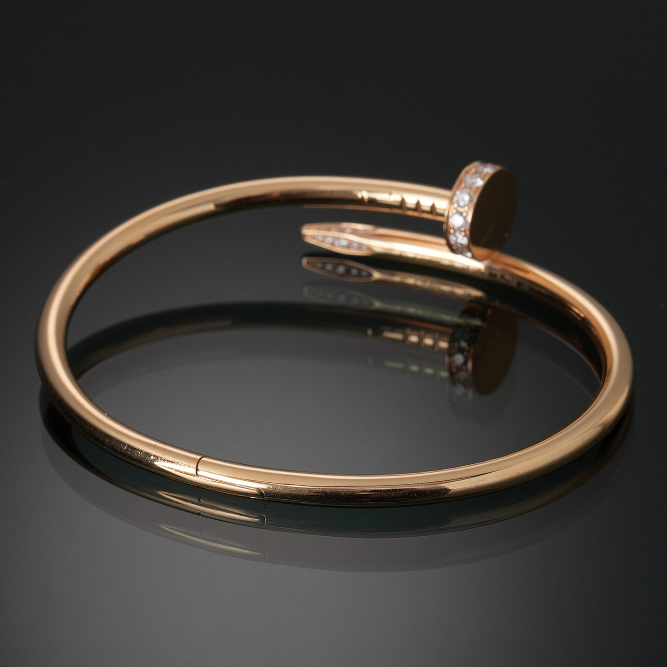 CARTIER(USED)까르띠에 저스트 앵 끌루 다이아 브레이슬릿 #17