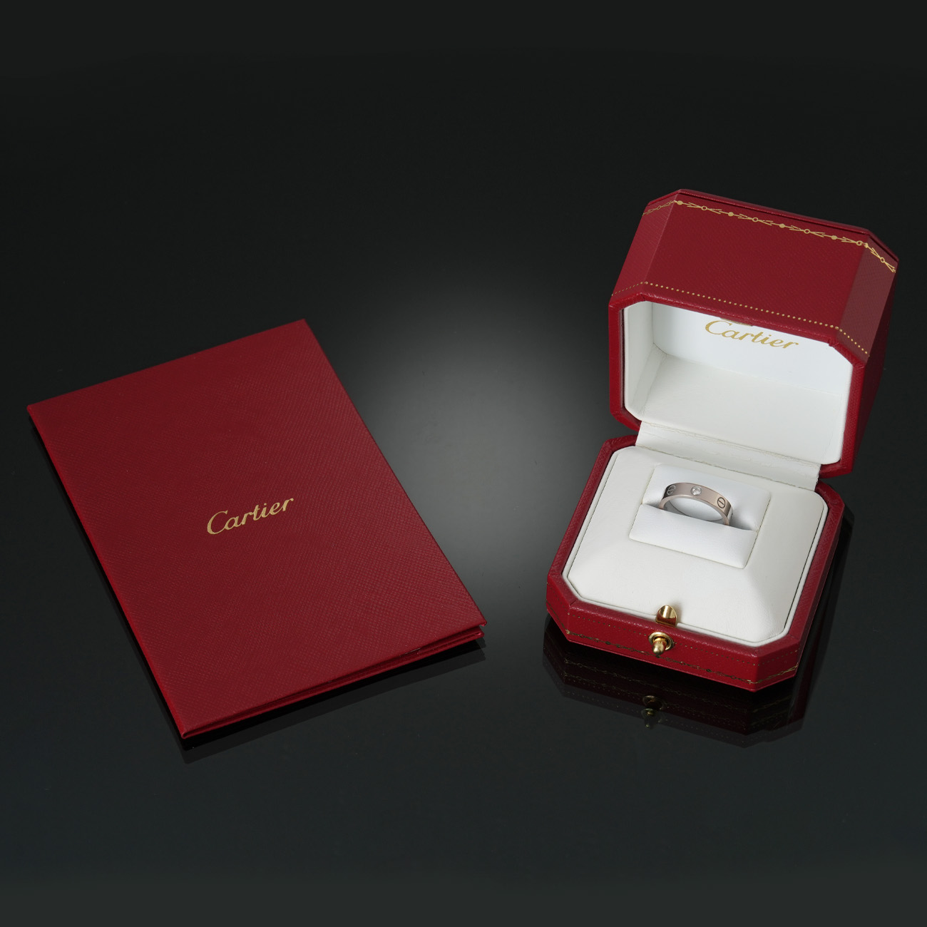 CARTIER(USED)까르띠에 1P 러브 웨딩밴드 #50