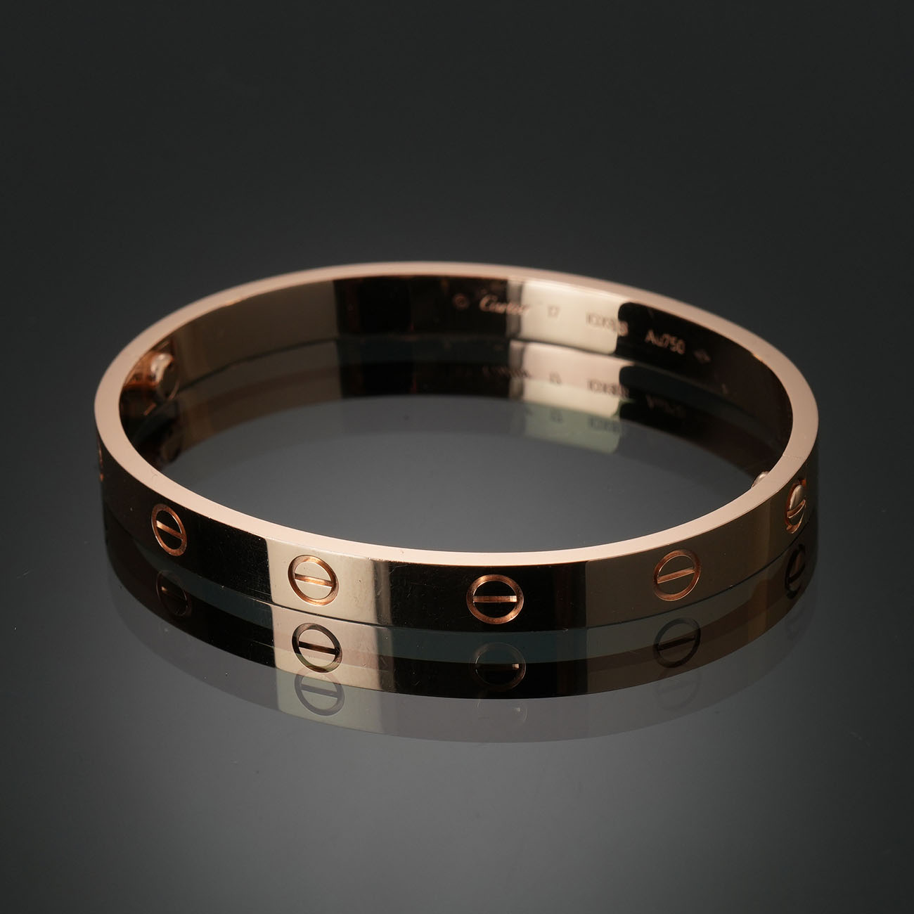CARTIER(USED)까르띠에 러브 브레이슬릿 #17
