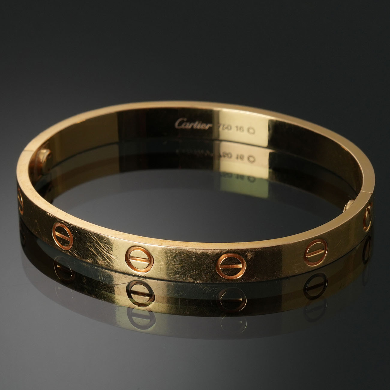 CARTIER(USED)까르띠에 러브 브레이슬릿 #16