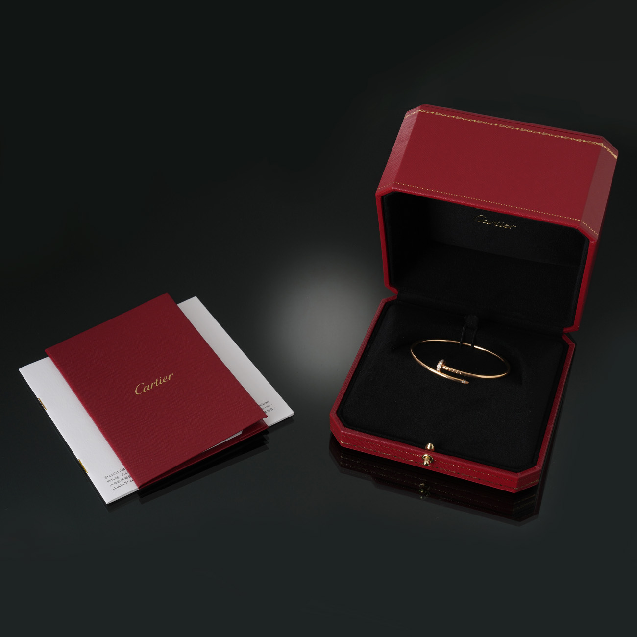 CARTIER(USED)까르띠에 저스트 앵 끌루 다이아 브레이슬릿 SM #16