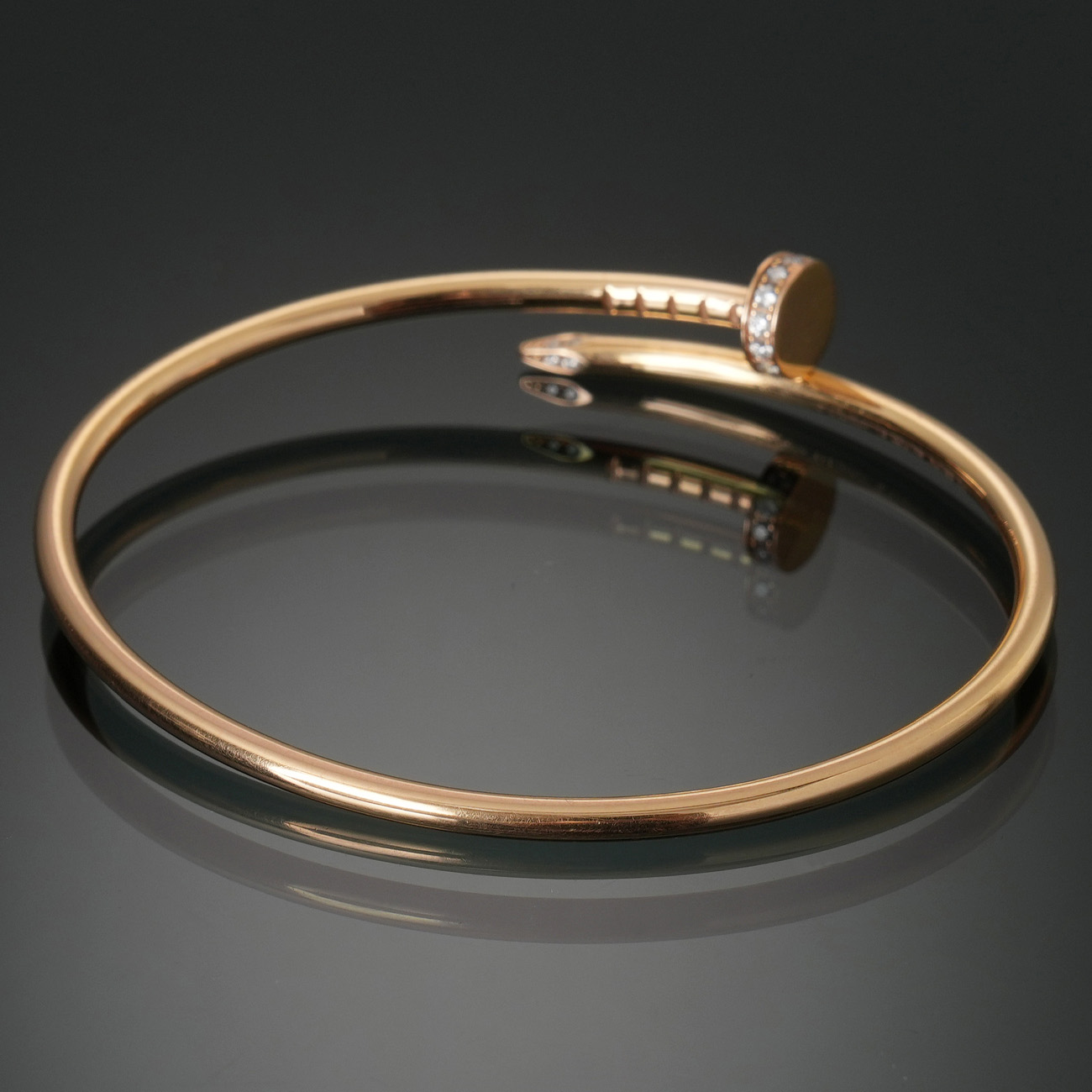 CARTIER(USED)까르띠에 저스트 앵 끌루 다이아 브레이슬릿 SM #16