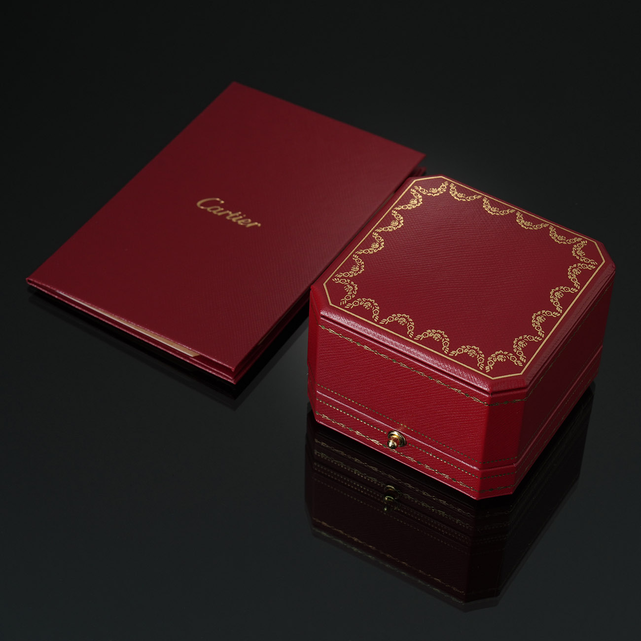 CARTIER(USED)까르띠에 트리니티 5P 링 #48