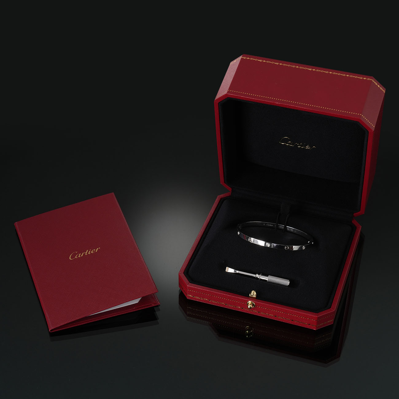 CARTIER(USED)까르띠에 6P 다이아 러브 브레이슬릿 SM #17