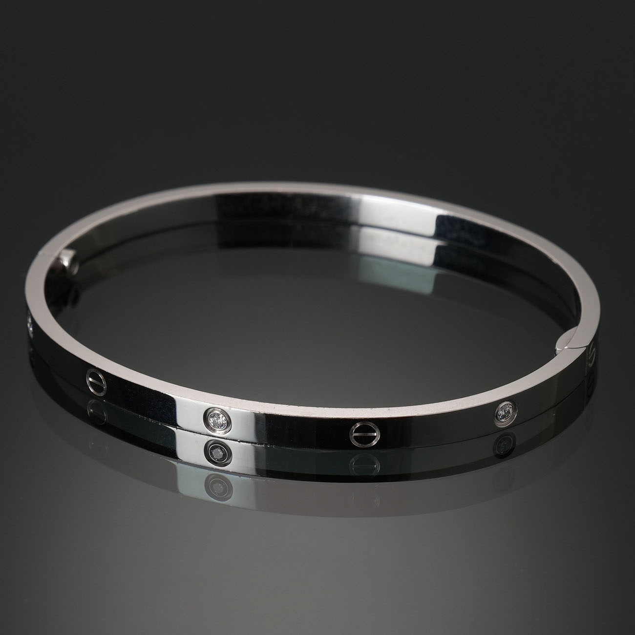 CARTIER(USED)까르띠에 6P 다이아 러브 브레이슬릿 SM #17