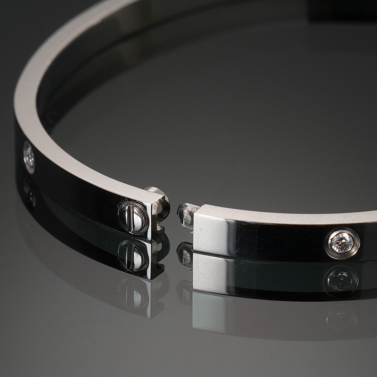 CARTIER(USED)까르띠에 6P 다이아 러브 브레이슬릿 SM #17