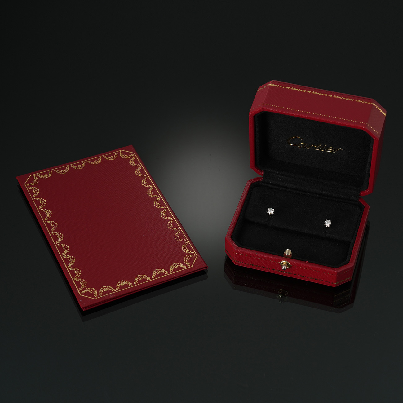 CARTIER(USED)까르띠에 다이아 이어링 0.26ct