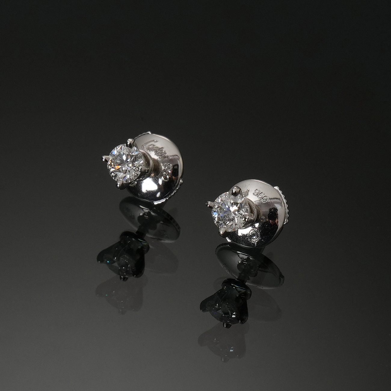 CARTIER(USED)까르띠에 다이아 이어링 0.26ct