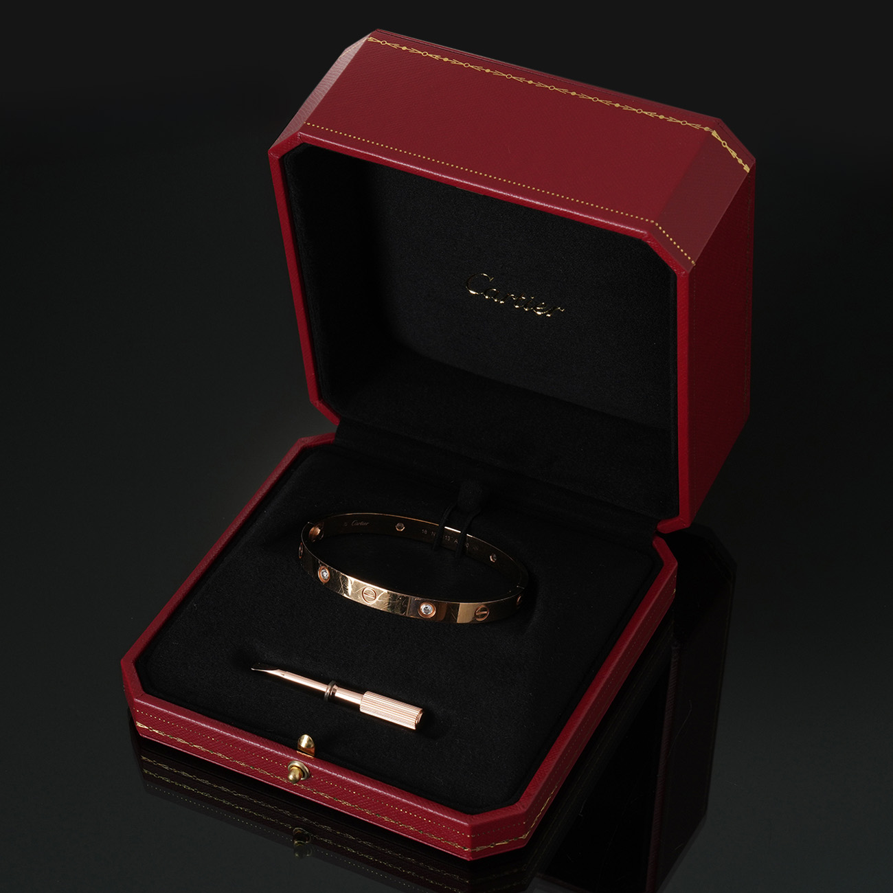 CARTIER(USED)까르띠에 4P 러브 브레이슬릿 #18