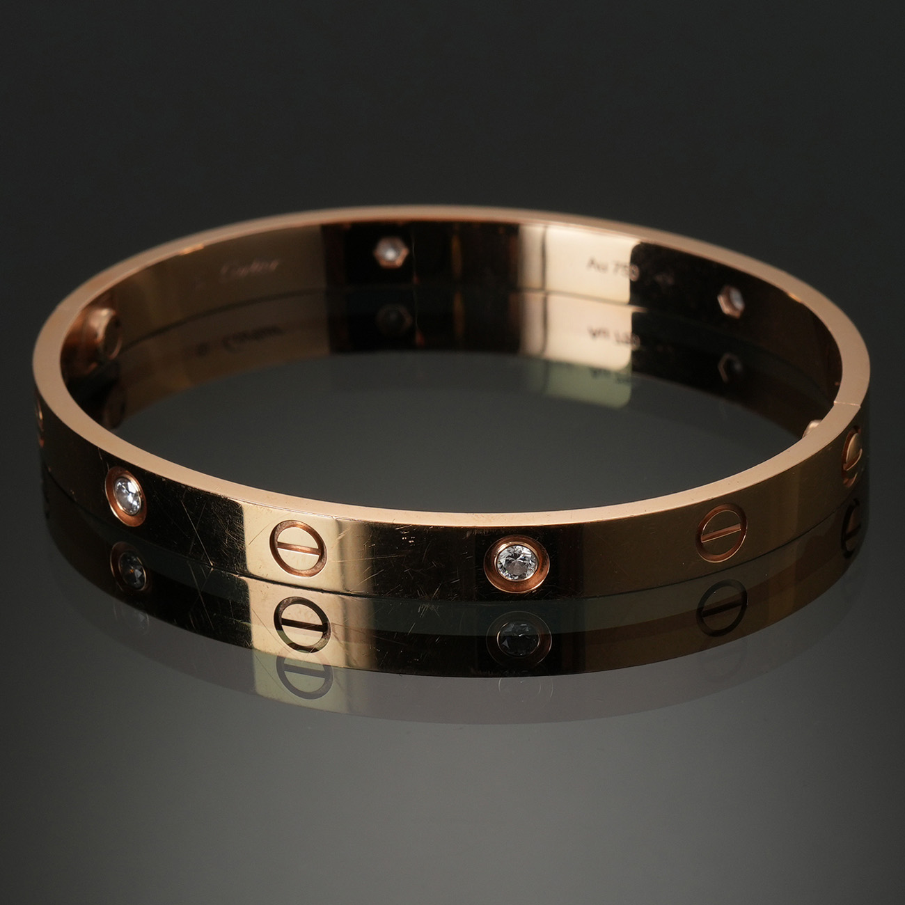 CARTIER(USED)까르띠에 4P 러브 브레이슬릿 #18