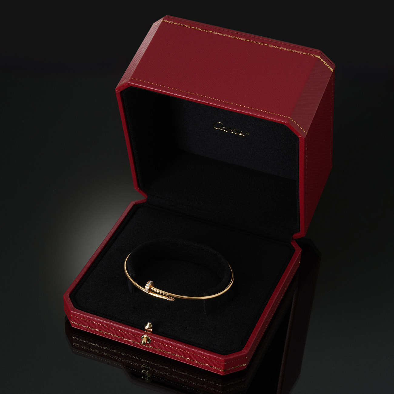 CARTIER(USED)까르띠에 다이아 저스트 앵끌루 브레이슬릿 스몰 #19