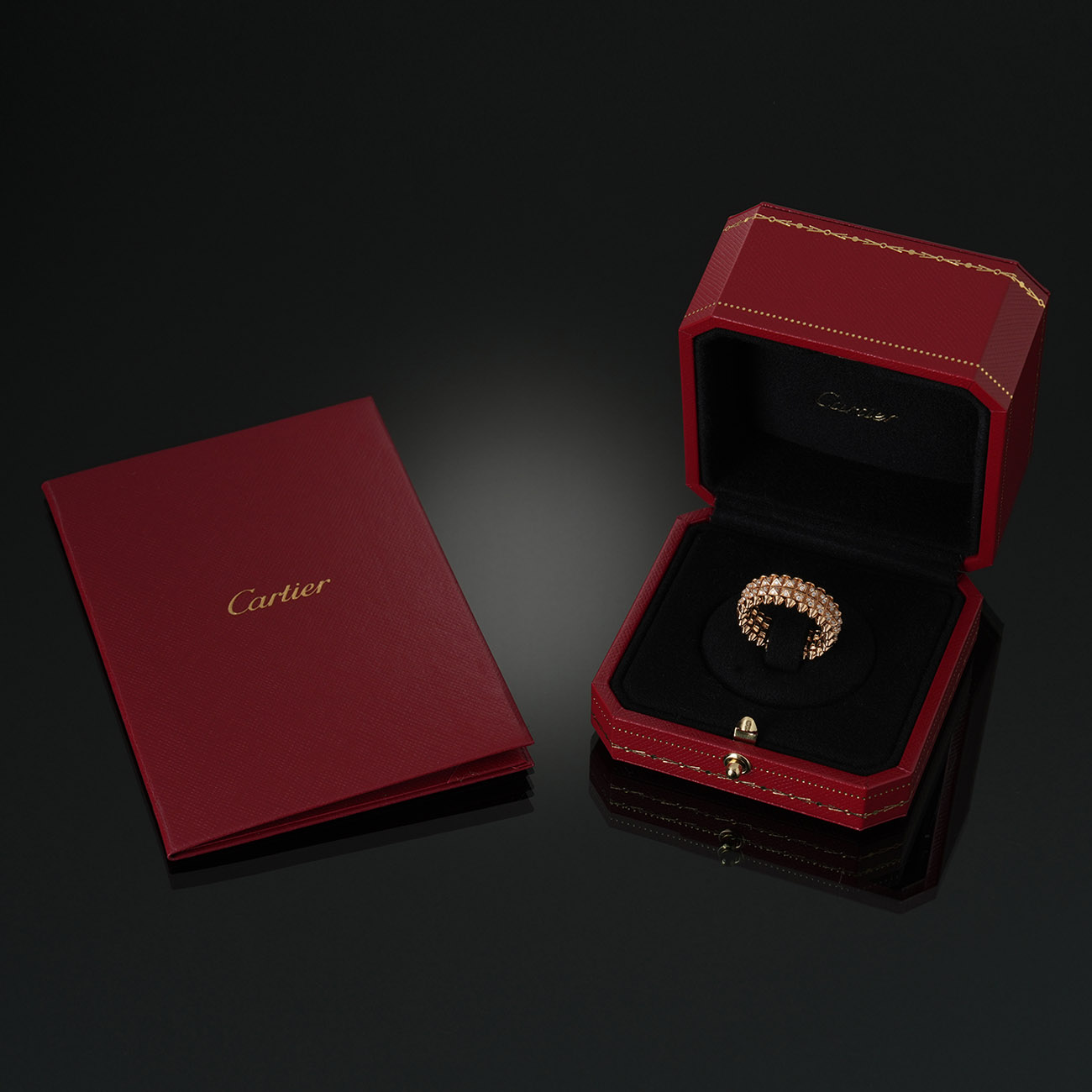 CARTIER(USED)까르띠에 다이아 클래쉬 링 #56