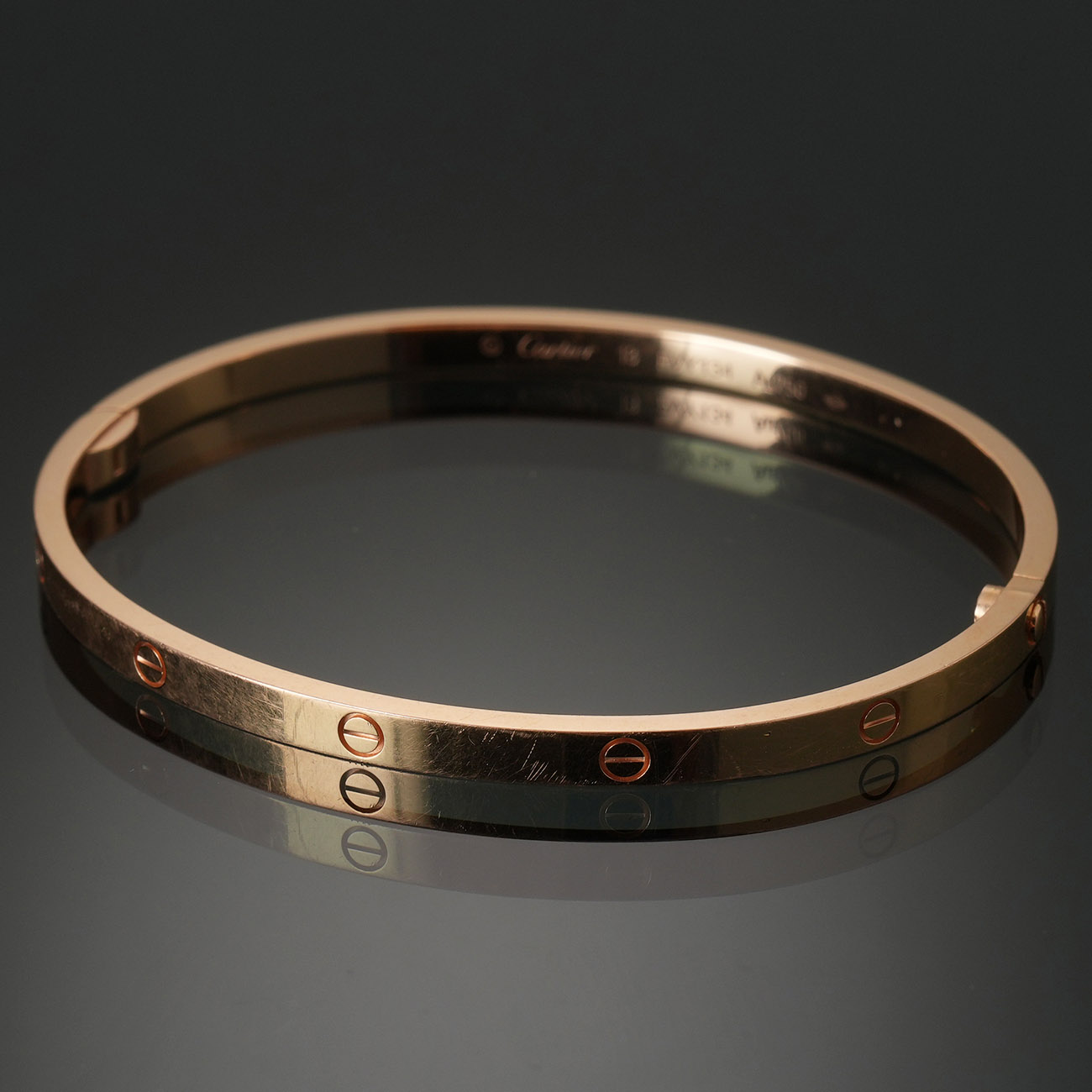 CARTIER(USED)까르띠에 러브 브레이슬릿 SM #18 B6047318