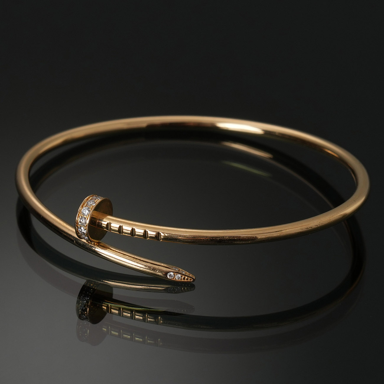 CARTIER(USED)까르띠에 저스트 앵 끌루 다이아 브레이슬릿 스몰 #16