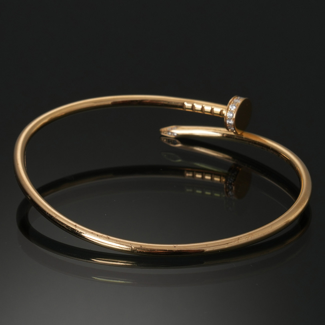 CARTIER(USED)까르띠에 저스트 앵 끌루 다이아 브레이슬릿 스몰 #16