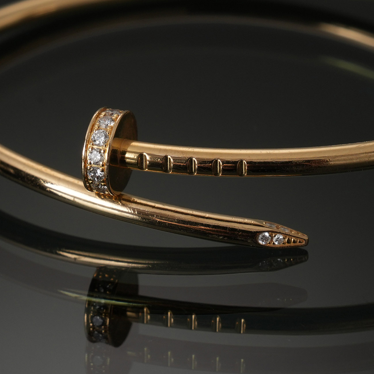 CARTIER(USED)까르띠에 저스트 앵 끌루 다이아 브레이슬릿 스몰 #16