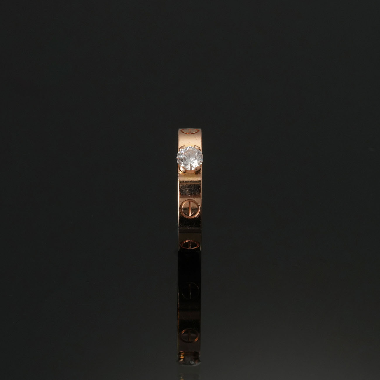 CARTIER(USED)까르띠에 러브 솔리테어 0.23ct 링 #50