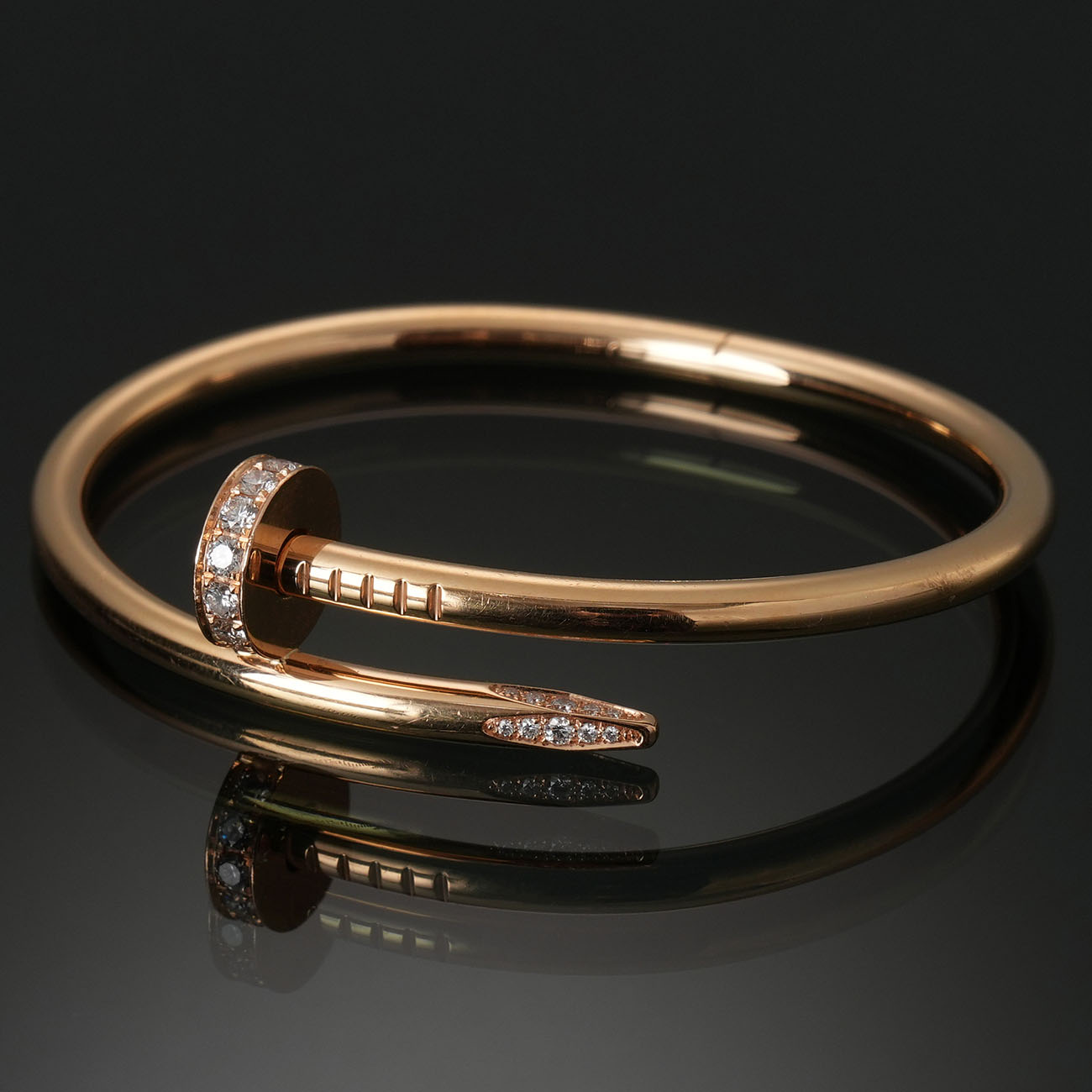 CARTIER(USED)까르띠에 다이아 저스트 앵 끌루 브레이슬릿 #15