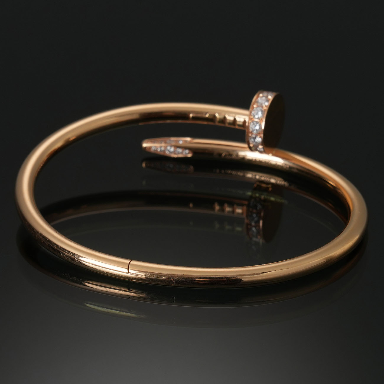 CARTIER(USED)까르띠에 다이아 저스트 앵 끌루 브레이슬릿 #15