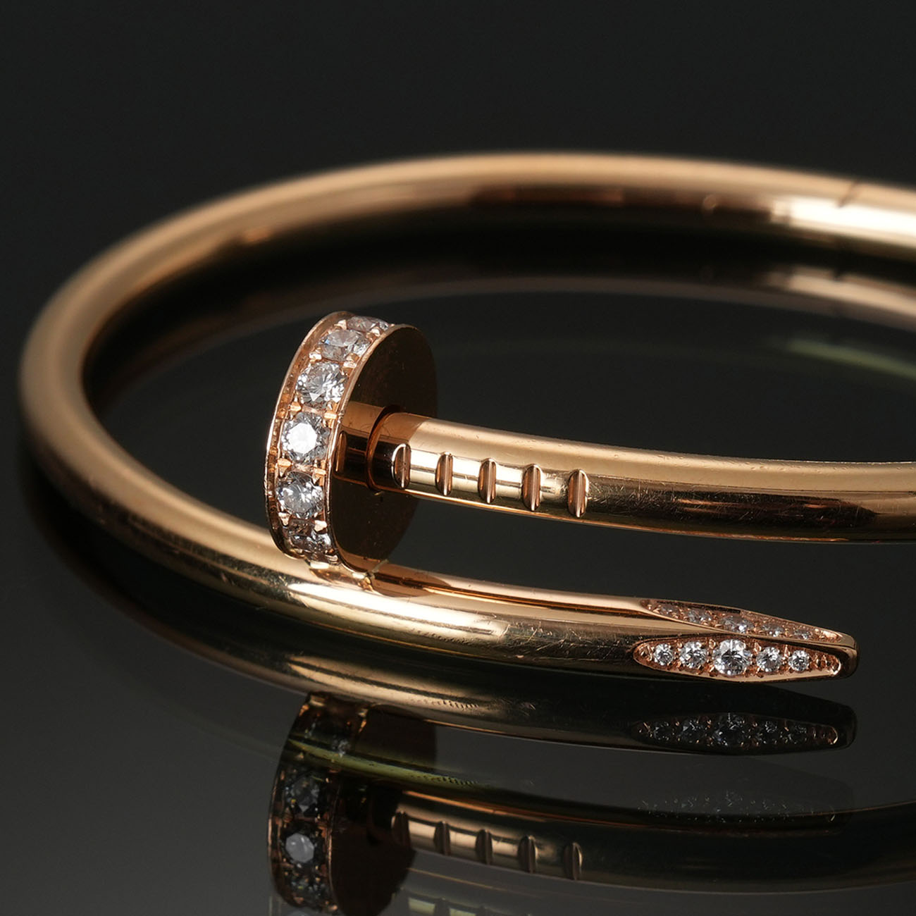 CARTIER(USED)까르띠에 다이아 저스트 앵 끌루 브레이슬릿 #15
