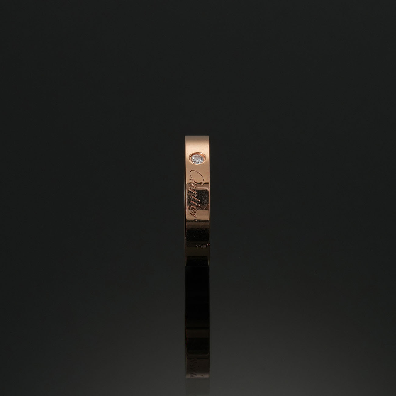 CARTIER(USED)까르띠에 1P 다이아 웨딩밴드 #57