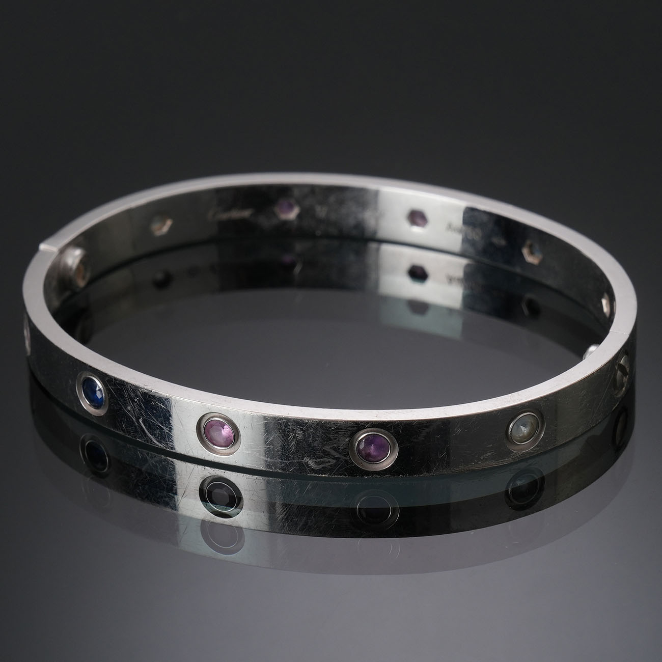 CARTIER(USED)까르띠에 컬러 스톤 러브 브레이슬릿 #17