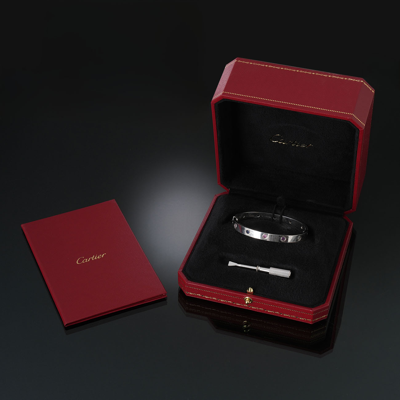 CARTIER(USED)까르띠에 컬러 스톤 러브 브레이슬릿 #17