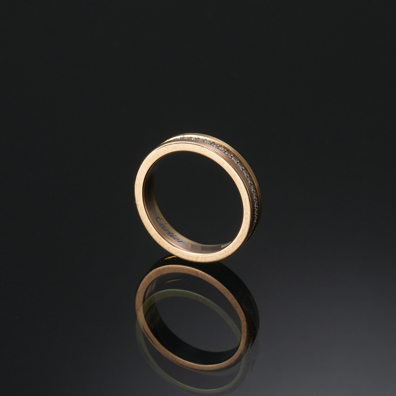 CARTIER(USED)까르띠에 파베 방돔 루이 웨딩밴드 #47