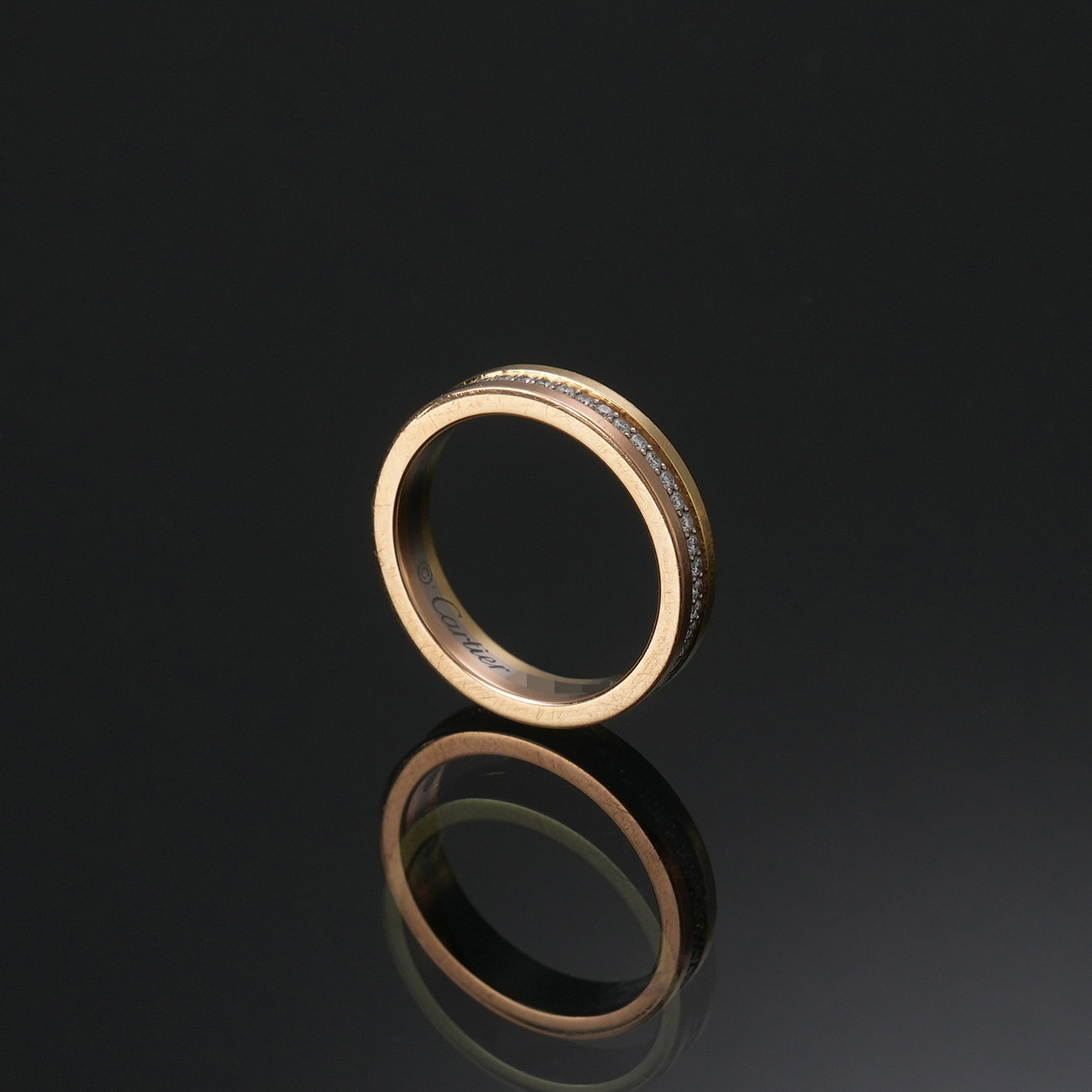 CARTIER(USED)까르띠에 파베 방돔 루이 웨딩밴드 #47