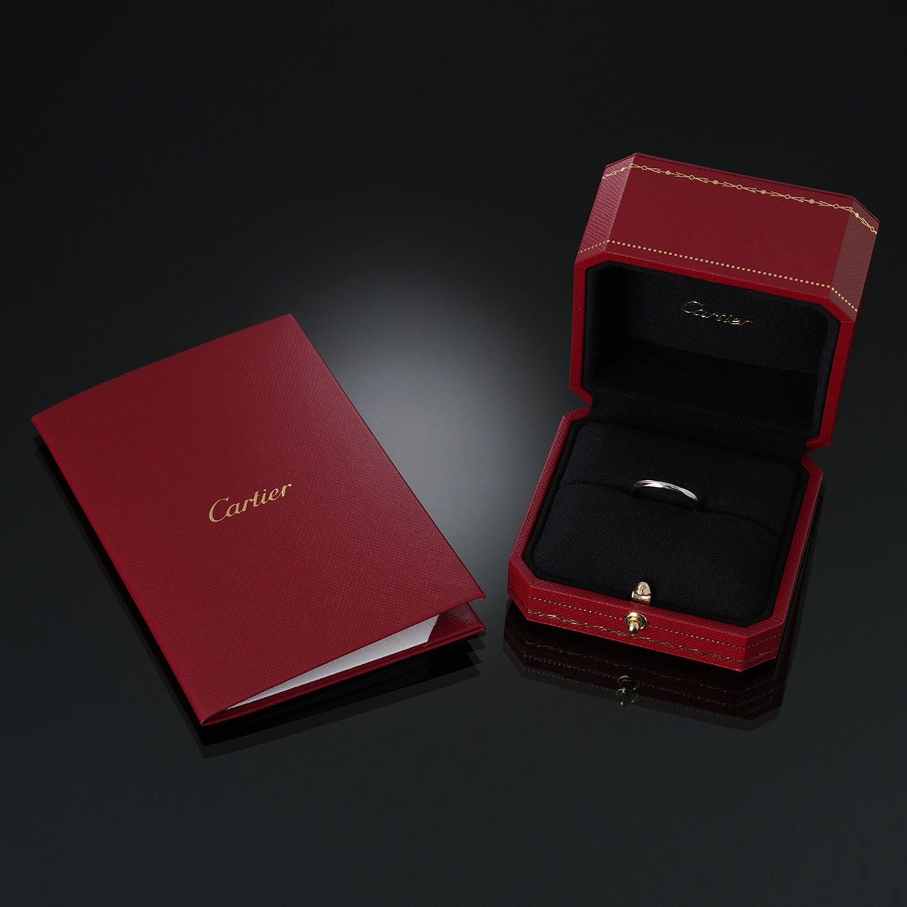 CARTIER(USED)까르띠에 1895 웨딩밴드 2mm #55