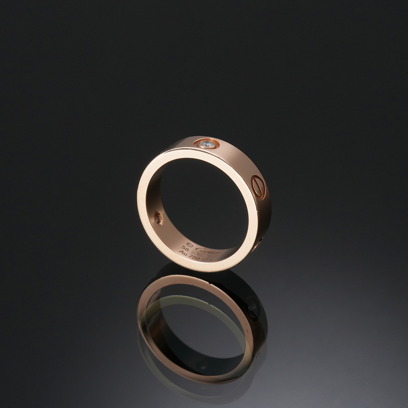CARTIER(USED)까르띠에 3P 러브링 #58