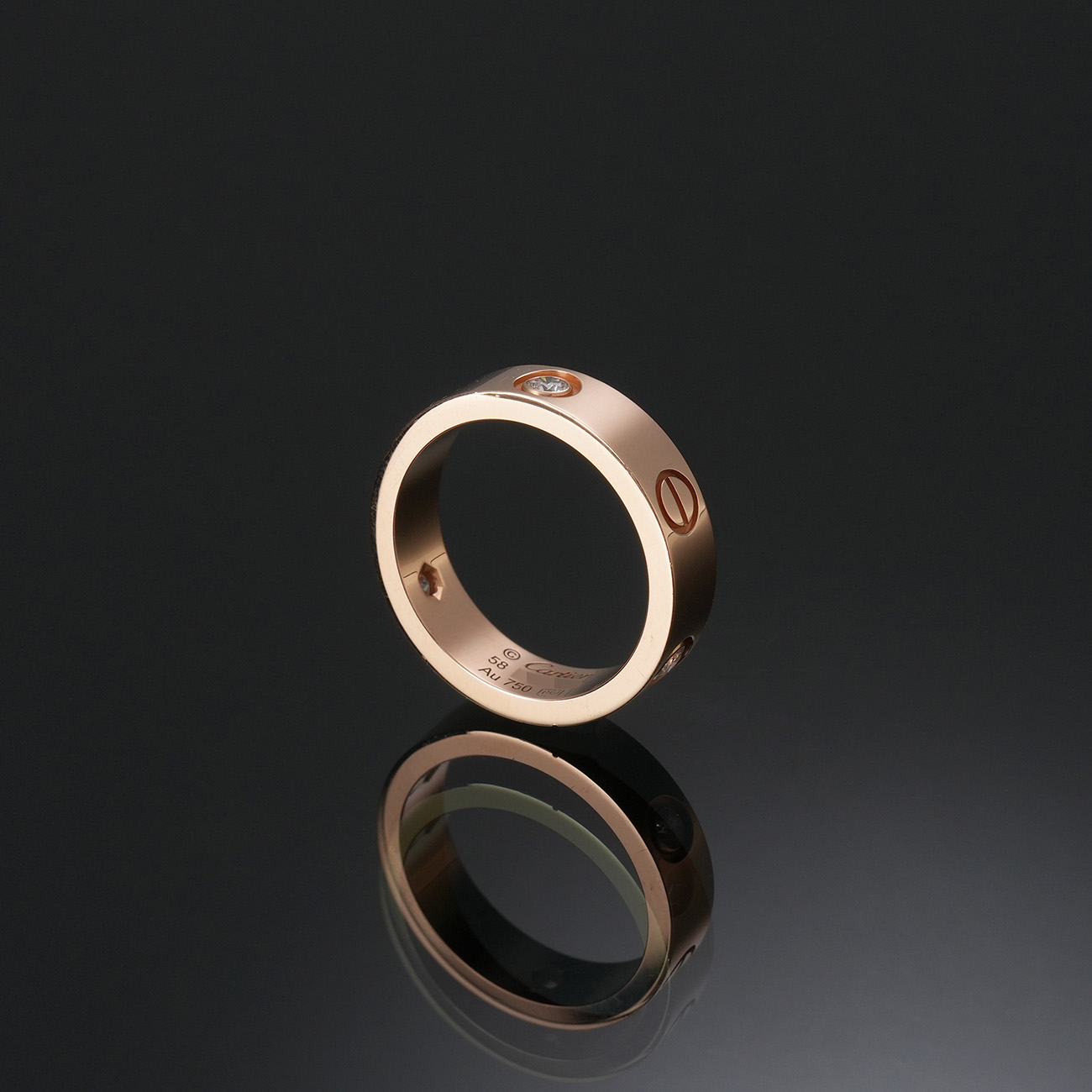 CARTIER(USED)까르띠에 3P 러브링 #58