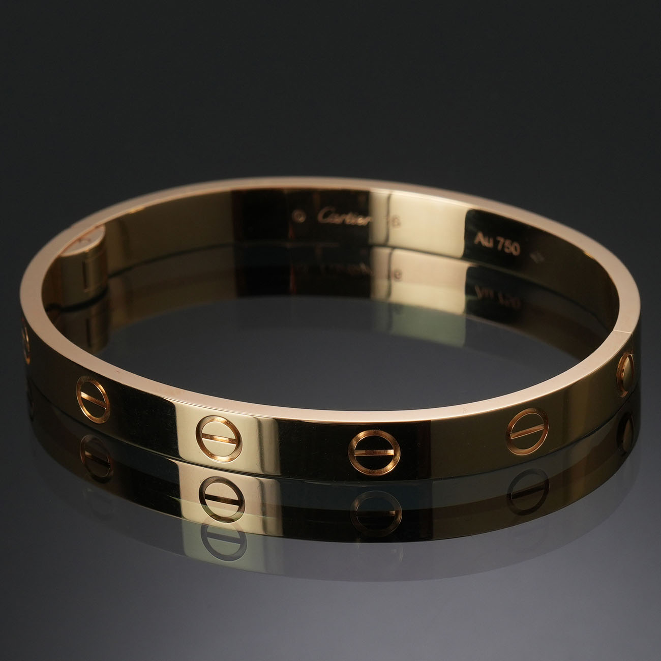 CARTIER(USED)까르띠에 러브 클래식 브레이슬릿 #16