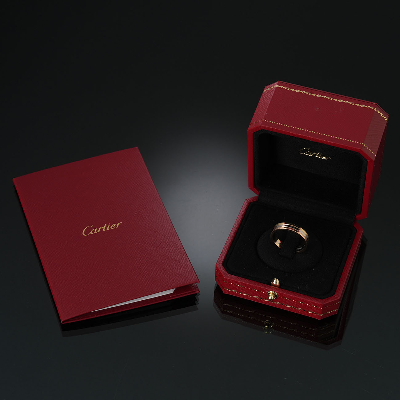 CARTIER(USED)까르띠에 방돔 루이 웨딩 링 #61