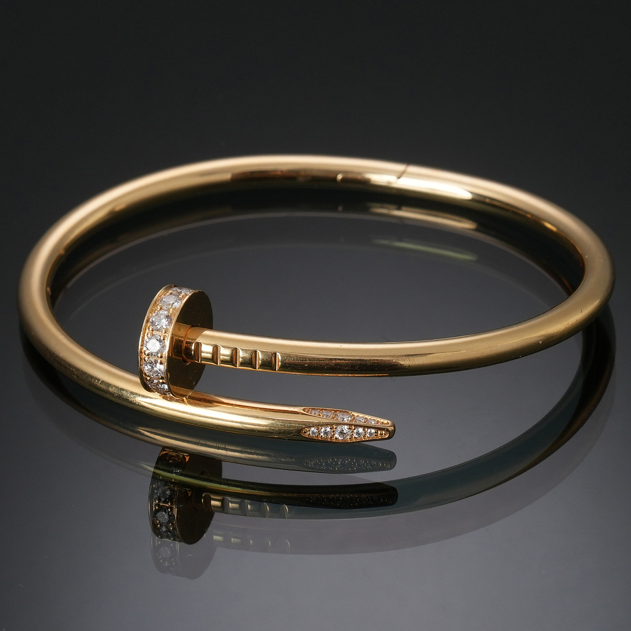 CARTIER(USED)까르띠에 다이아 저스트 앵 끌루 브레이슬릿 #16