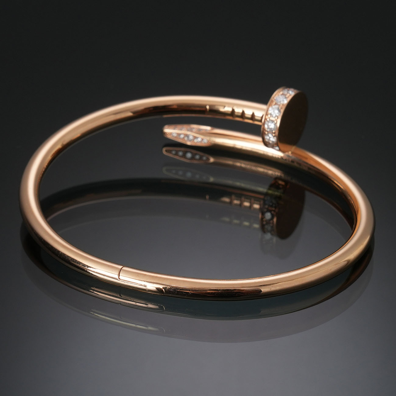 CARTIER(USED)까르띠에 다이아 저스트 앵 끌루 브레이슬릿 클래식 #15