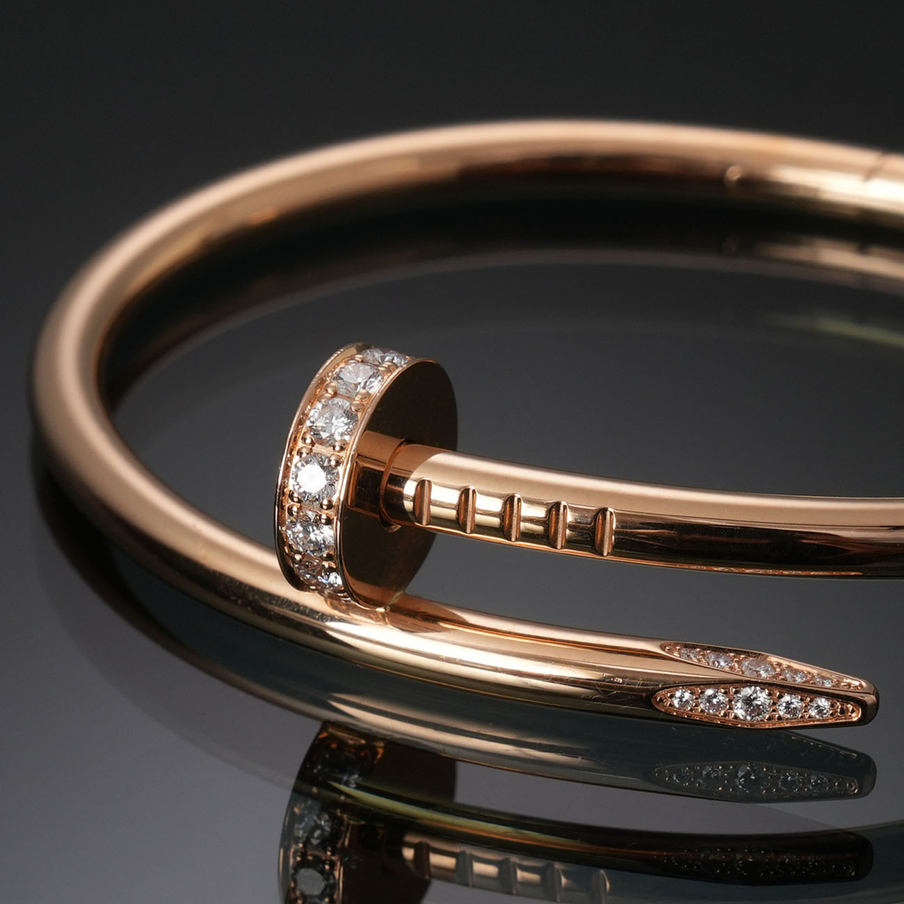CARTIER(USED)까르띠에 다이아 저스트 앵 끌루 브레이슬릿 클래식 #15